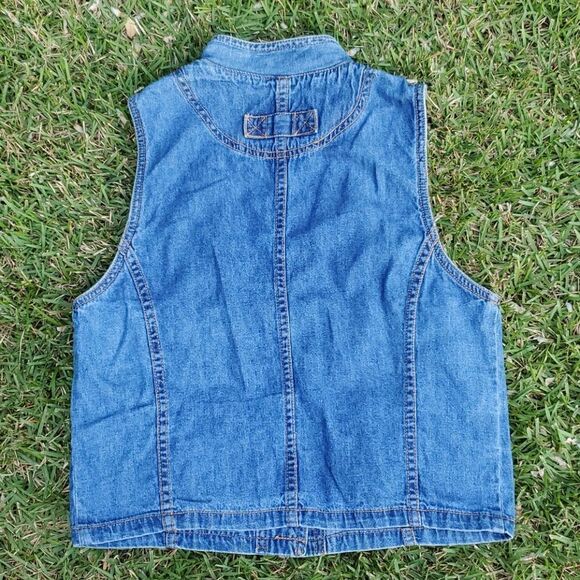 Paris Blues Originals Denim Vest Lady Bug Large - Picture 2 of 6